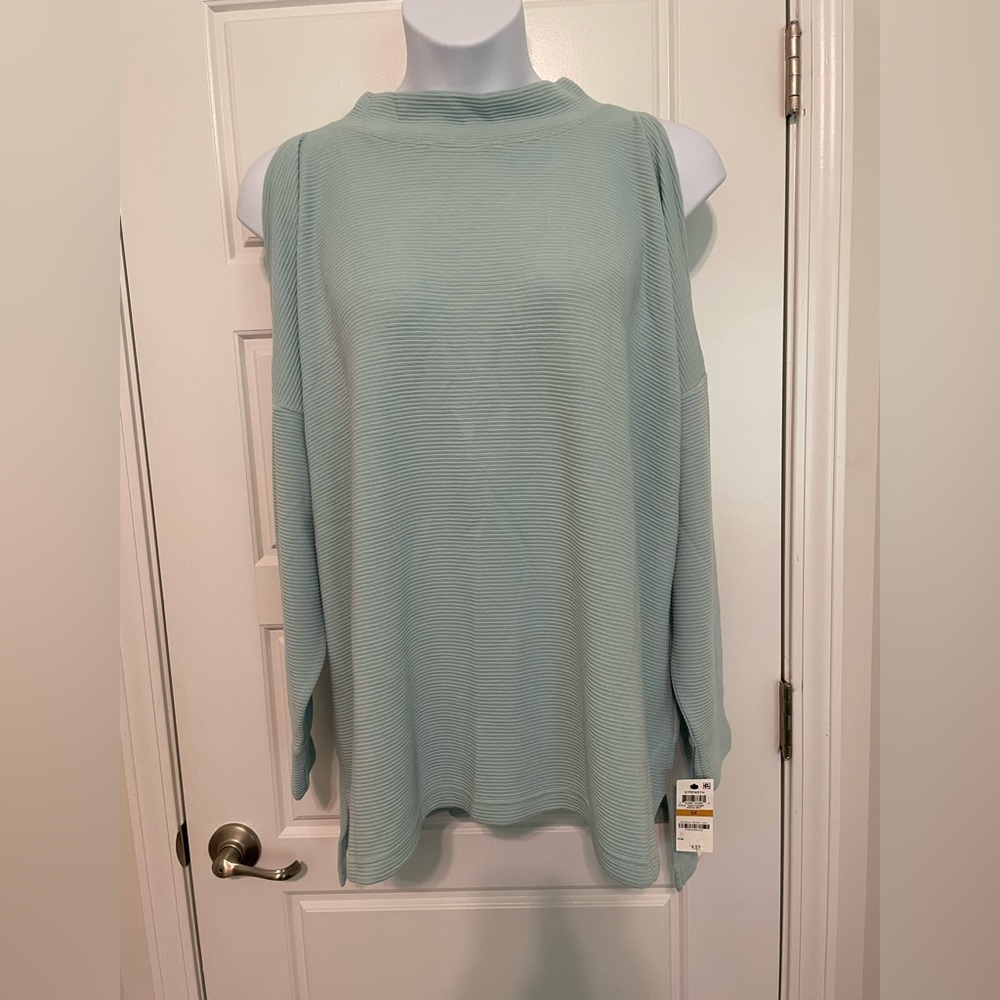 NWT, IDEOLOGY COLD SHOULDER TOP